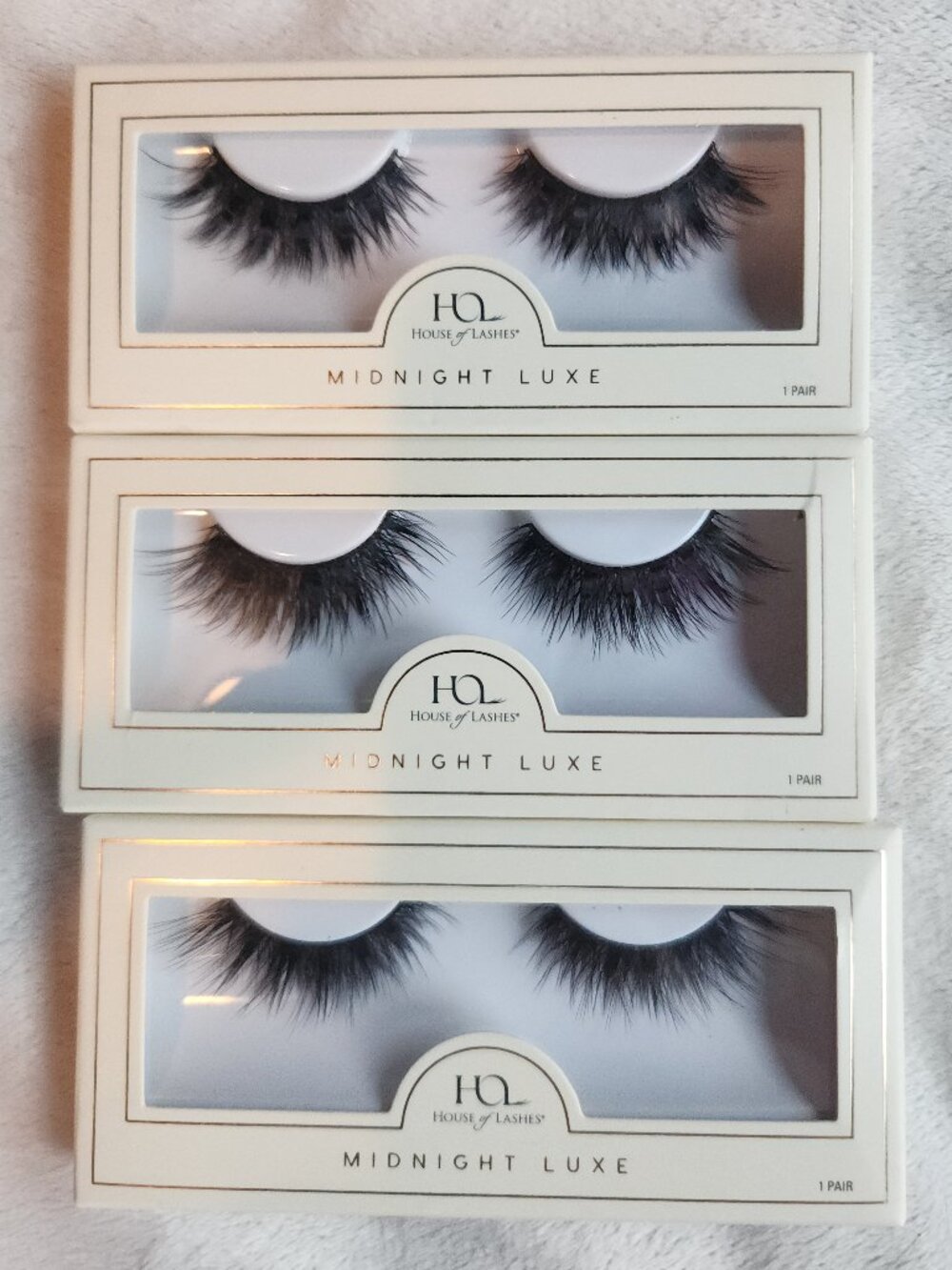 NIB House of Lashes Midnight Luxe - Three boxes (1 Pair per box)